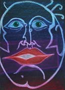 Face 8, original pastel on paper by Filip Finger